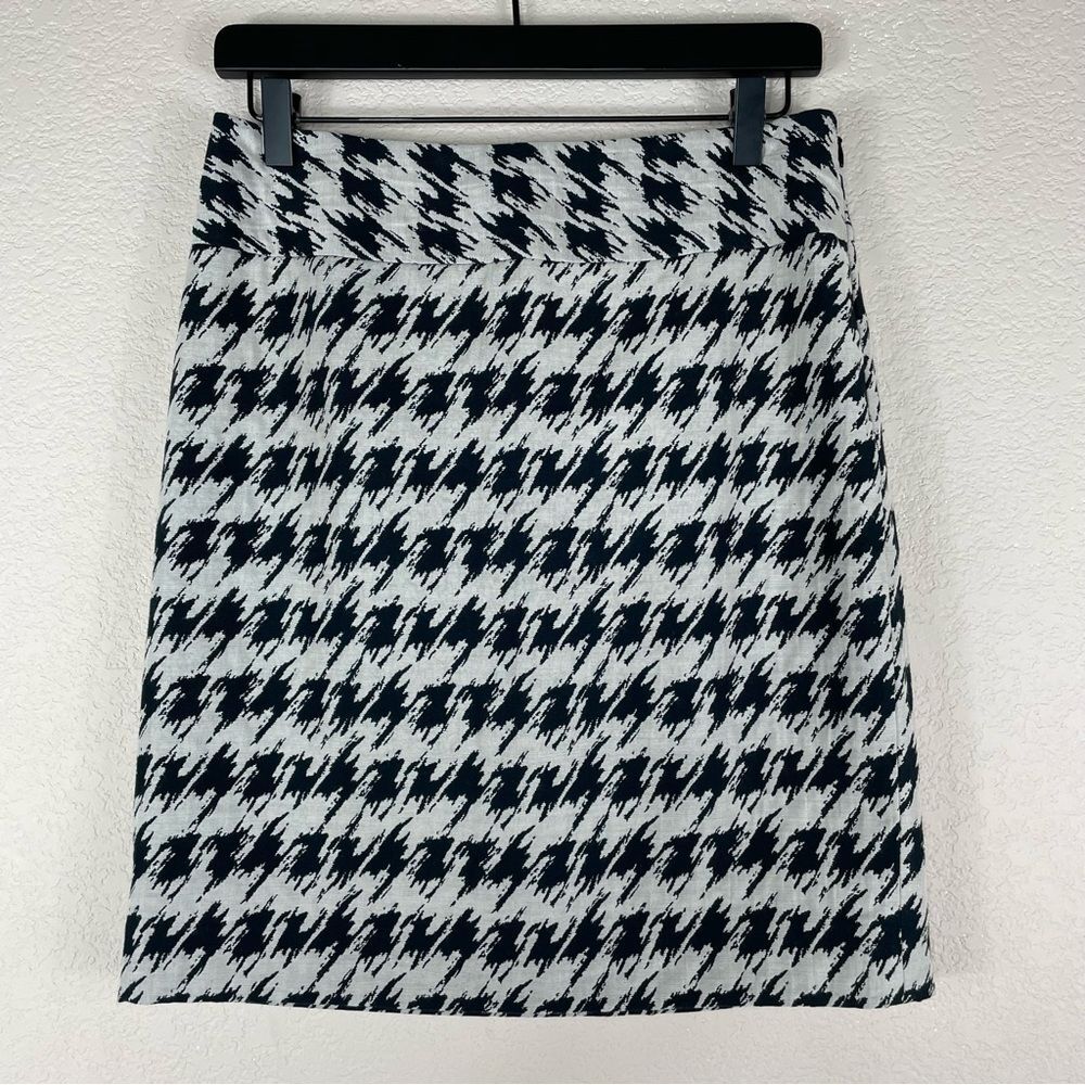 Ann Taylor Houndstooth Pencil Skirt NWT Size 4